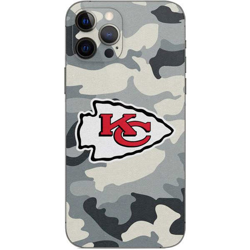 NFL Kansas City Chiefs Camo iPhone 12 Pro Skin